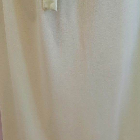 NO LABEL vintage retro green midi dress with lace - Picture 3 of 4